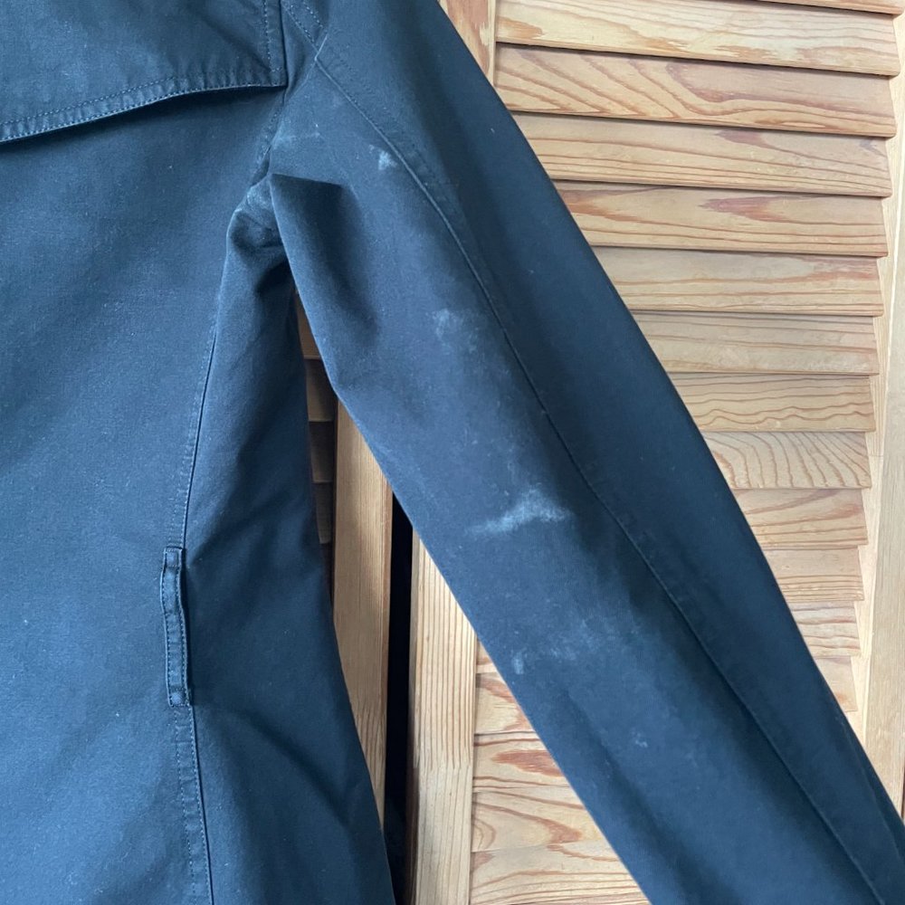 Burberry "The Kensington" Trench Coat  (Black, sz. 0) - Picture 2 of 8